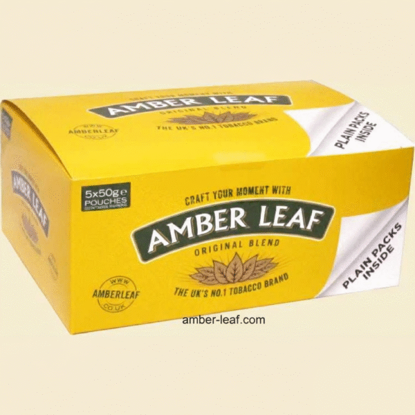 Amber Leaf Original Hand Rolling Tobacco 5 x 50g Pouches