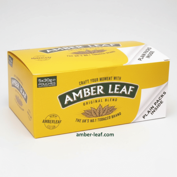Amber Leaf Original Hand Rolling Tobacco 5 x 30g Pouches